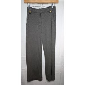 Truth By Republic Women's Patterned Wide Leg Dress Pants Sz 6 Stretch Comfort‎
